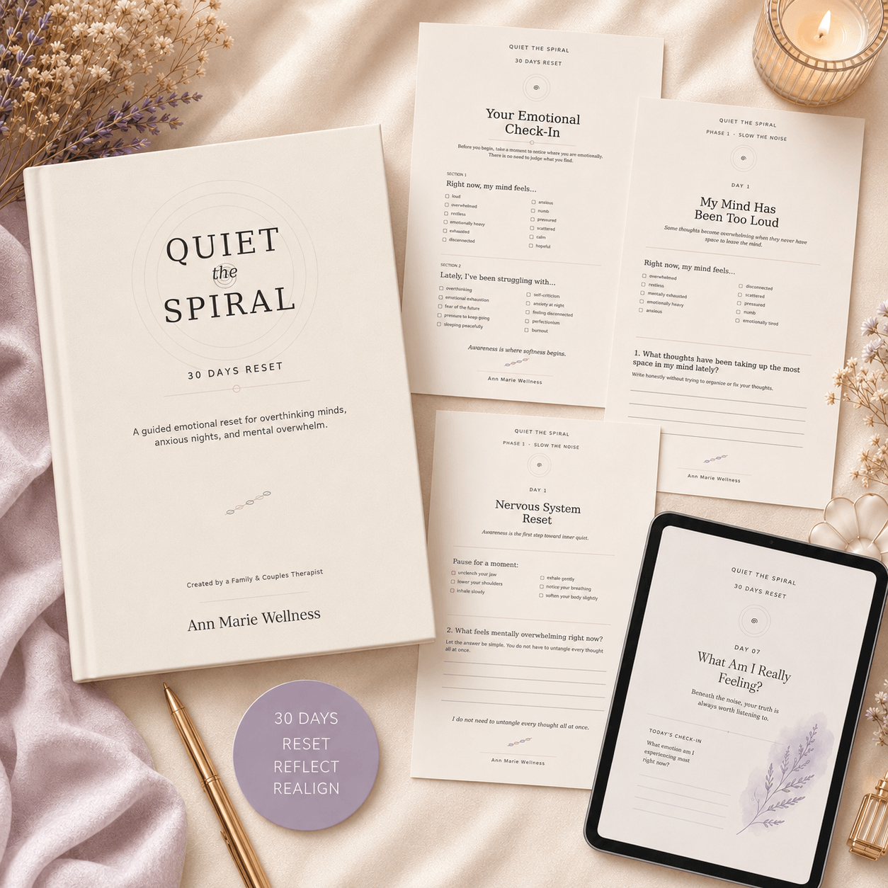 Quiet The Spiral — 30 Days Reset